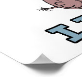 Poster mignon désolé j'ai oublié drôle éléphant oublieux (Coin)