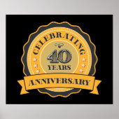 Poster mignon du 40e anniversaire (Devant)