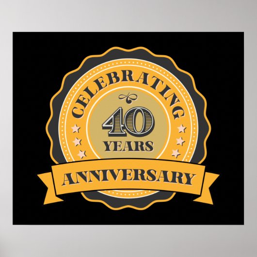 Poster mignon du 40e anniversaire (Devant)