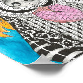 Poster mignon et coloré - 8x10" (Coin)