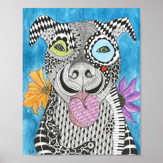 Poster mignon et coloré - 8x10" (Devant)