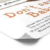 Poster Mignon fantôme - Ne dis pas bébé (Coin)