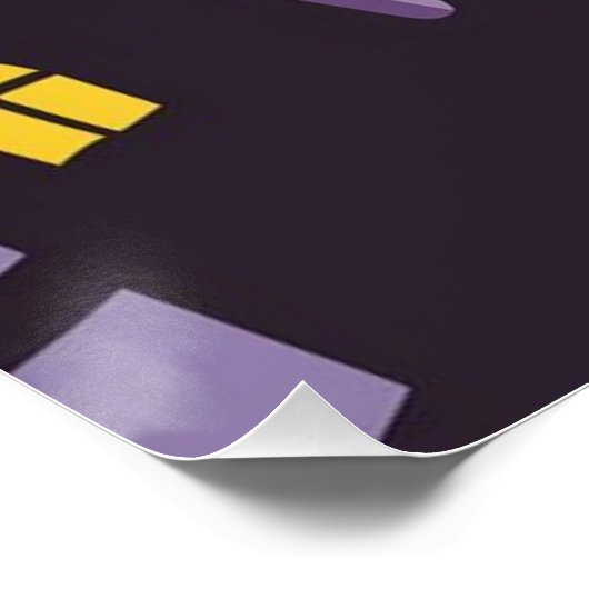 Poster mignon Ghoost avec une torsion joueuse (Coin)