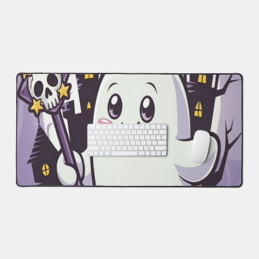 Poster mignon Ghoost avec une torsion joueuse (Clavier et souris)