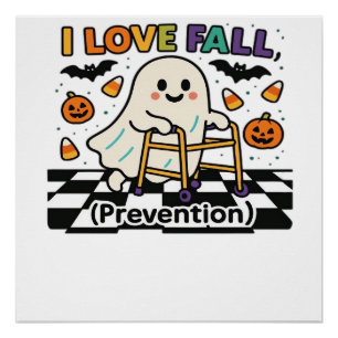 Poster Mignon J'aime la kinésithérapie de prévention des