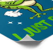 Poster Mignon je grenouille parfois embarrassant juste pé (Coin)