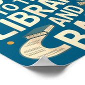 Poster Mignon je t'aime bibliothèque dos citation drôle d (Coin)