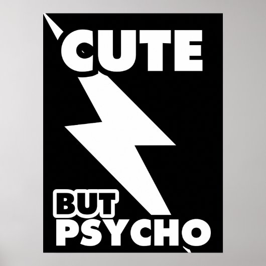 Poster Mignon Mais Psycho (Devant)