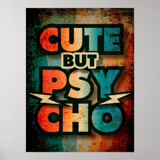 Poster Mignon Mais Psychopathe (Devant)
