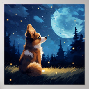Poster Mignon Pembroke Welsh Corgi