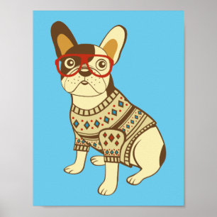 Poster mignon Poster de chien mignon Chien