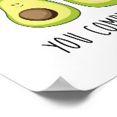 Poster mignon pour couple d'amour avocat (Coin)