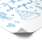 Poster Mignonne Aller À La Mariée De Chapelle Engagé Bach (Coin)