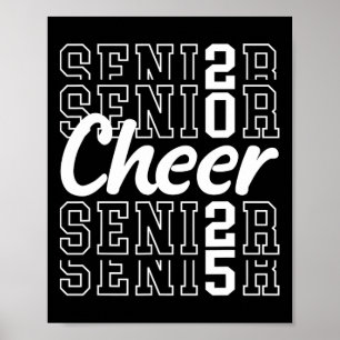 Poster Mignonne Cheer Senior 2025 Cl de 2025 Senior Cheer