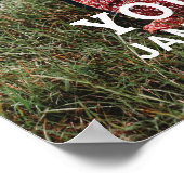 Poster Mignonne COEUR AIME-TOI MÈRE Fête des mères (Coin)