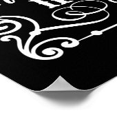 Poster mignonne Country Barne règles mot art (Coin)