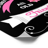 Poster Mignonne Dire Pour Une Vielle Typographie D'Ami (Coin)