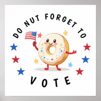 Mignonne Donut n'oublie pas de voter - Elections a