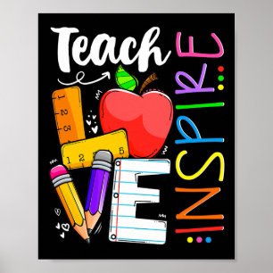 Poster Mignonne Enseigner L'Amour Et Inspirer Hommes Femm
