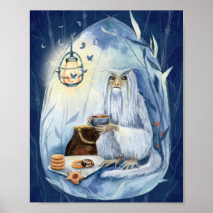 Poster Mignonne fantastique lunatique
