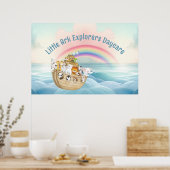 Poster Mignonne garderie Noah's Ark Business (Cuisine)