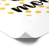 Poster Mignonne, heureuse, inspirante "Profitez de chaque (Coin)