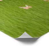 Poster Mignonne lapin de Pâques pour une humeur positive (Coin)