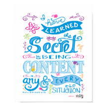 Mignonne Main Lettré Bible Verse Écriture Rose Ble