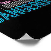 Poster Mignonne mais dangereux Martial Arts Unicorn (Coin)