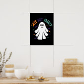 Poster Mignonne Mais Déplaisante - Fantôme - Drôle Hallow (Cuisine)