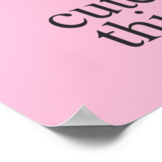 Poster Mignonne mais psycho (Coin)