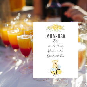 Poster Mignonne Maman-Osa Bar Teddy Bear Genre Revela