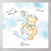 Poster Mignonne marin porter bébé (Devant)