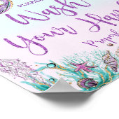 Poster Mignonne Mignonne Whimsical Lavez Vos Mains Salle  (Coin)