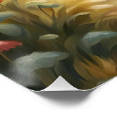 Poster Mignonne souris en allant à l'école, (Coin)