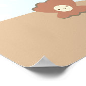 Poster Mignonne sous l'affiche murale d'art pour enfants (Coin)