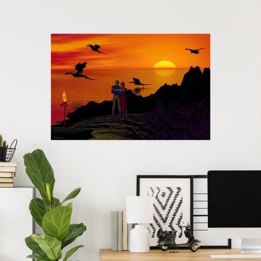 Poster Migration dragon (Bureau à domicile)