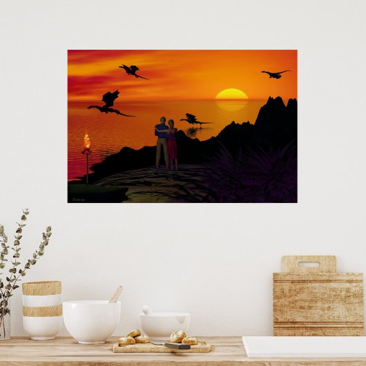 Poster Migration dragon (Cuisine)