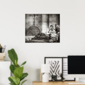 Poster Miguel de Cervantes Saavedra (Bureau à domicile)