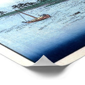 Poster Miho Matsubara Vue sur Fuji Hiroshige Fine Art (Coin)