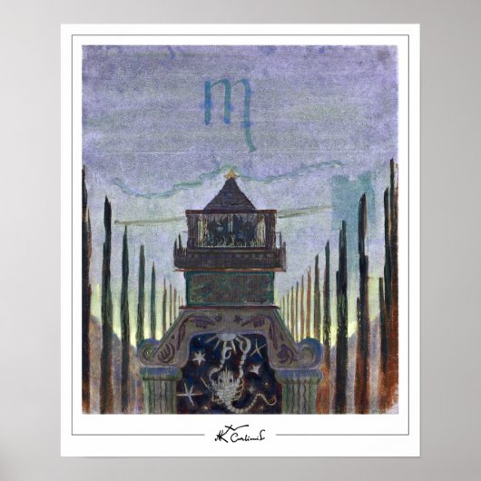 Poster Mikalojus Konstantinas Ciurlionis Zedign Art Post. (Devant)