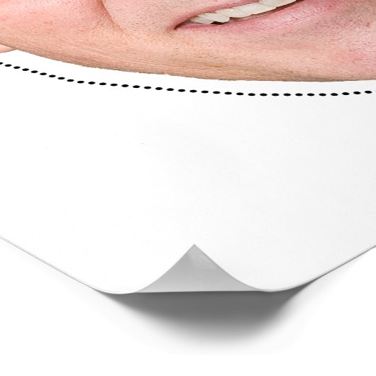 Poster Mike Pence Masque Coupé (Coin)