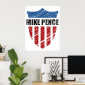 Poster Mike Pence Shield (Bureau à domicile)