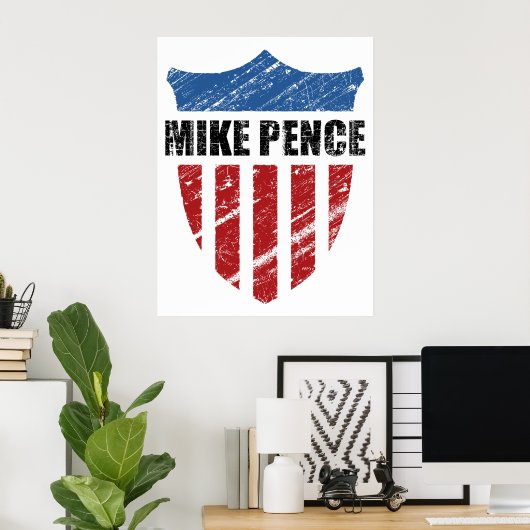 Poster Mike Pence Shield (Bureau à domicile)