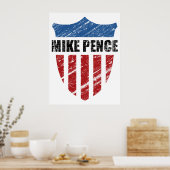 Poster Mike Pence Shield (Cuisine)