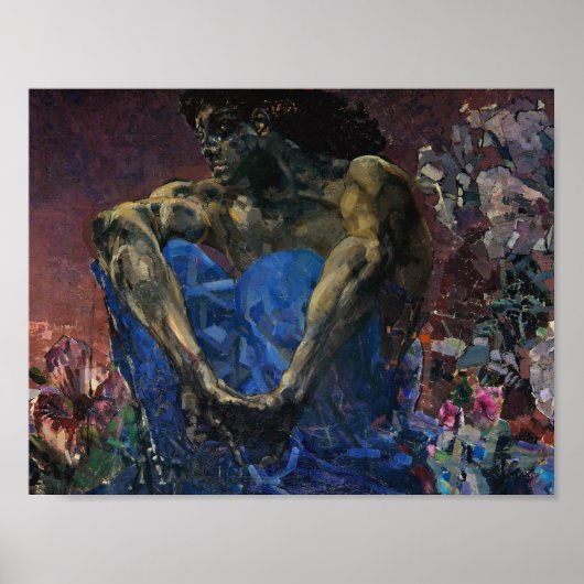 Poster Mikhail Vrubel - Demon (Devant)