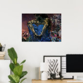Poster Mikhail Vrubel - Démon assis (Bureau à domicile)