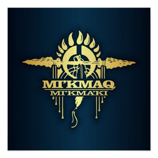 Poster Mi'kmaq (Micmac) 2 (Devant)