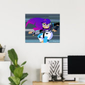 Poster Miko Kubota Glitch Techs (Bureau à domicile)