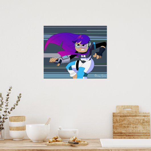 Poster Miko Kubota Glitch Techs (Cuisine)